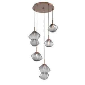 Hammerton Studio - CHB0089-05-BB-S-C01-L3 - LED Pendant - Mesa - Burnished Bronze