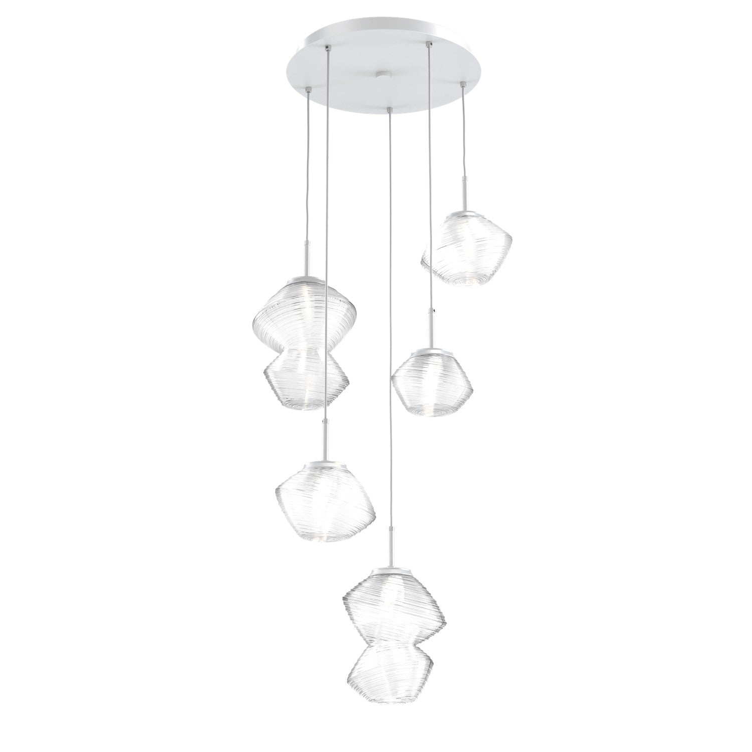 Hammerton Studio - CHB0089-05-CS-C-C01-L1 - LED Pendant - Mesa - Classic Silver