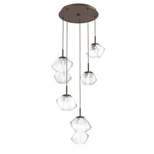 Hammerton Studio - CHB0089-05-FB-C-C01-L1 - LED Pendant - Mesa - Flat Bronze