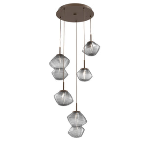 Hammerton Studio - CHB0089-05-FB-S-C01-L1 - LED Pendant - Mesa - Flat Bronze