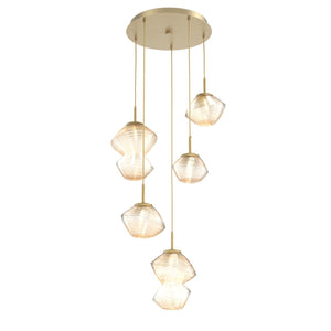 Hammerton Studio - CHB0089-05-GB-A-C01-L1 - LED Pendant - Mesa - Gilded Brass