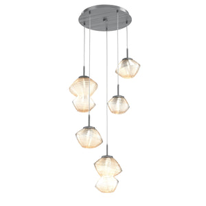 Hammerton Studio - CHB0089-05-GM-A-C01-L1 - LED Pendant - Mesa - Gunmetal