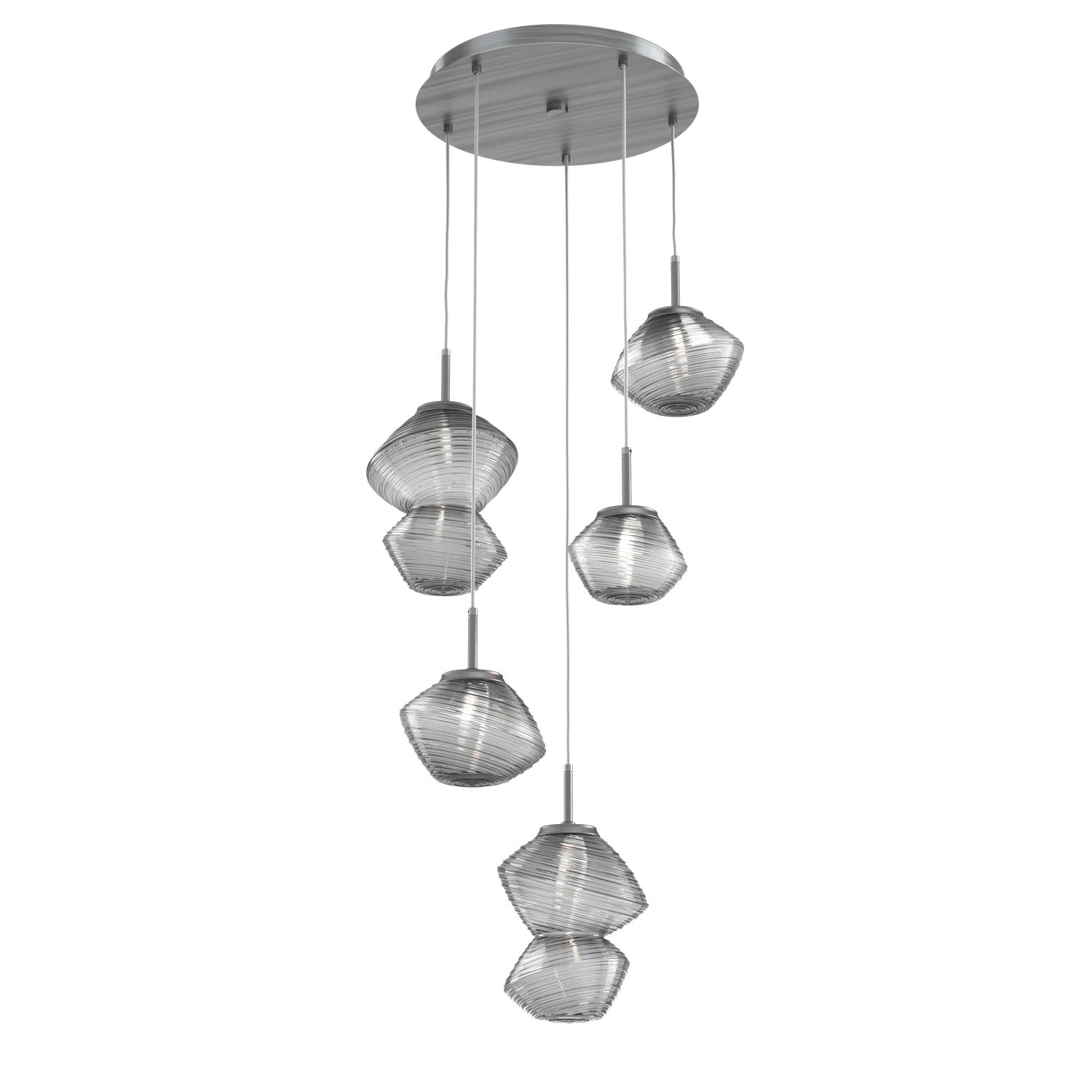 Hammerton Studio - CHB0089-05-GM-S-C01-L1 - LED Pendant - Mesa - Gunmetal