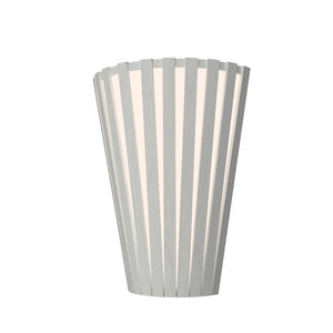 Accord Lighting - 456.47 - One Light Wall Lamp - Slatted - Organic White