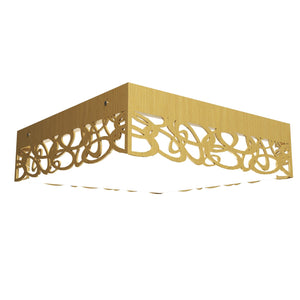 Accord Lighting - 5000LED.49 - LED Ceiling Mount - Patterns - Organic Gold