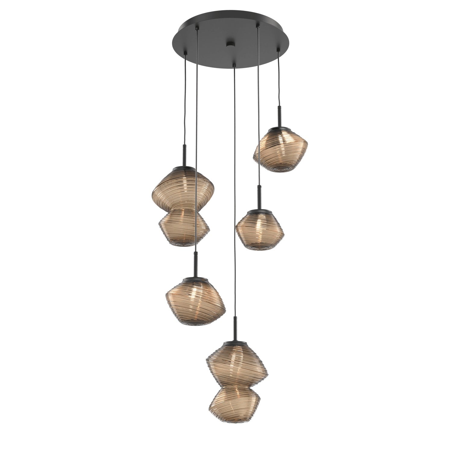 Hammerton Studio - CHB0089-05-MB-B-C01-L1 - LED Pendant - Mesa - Matte Black