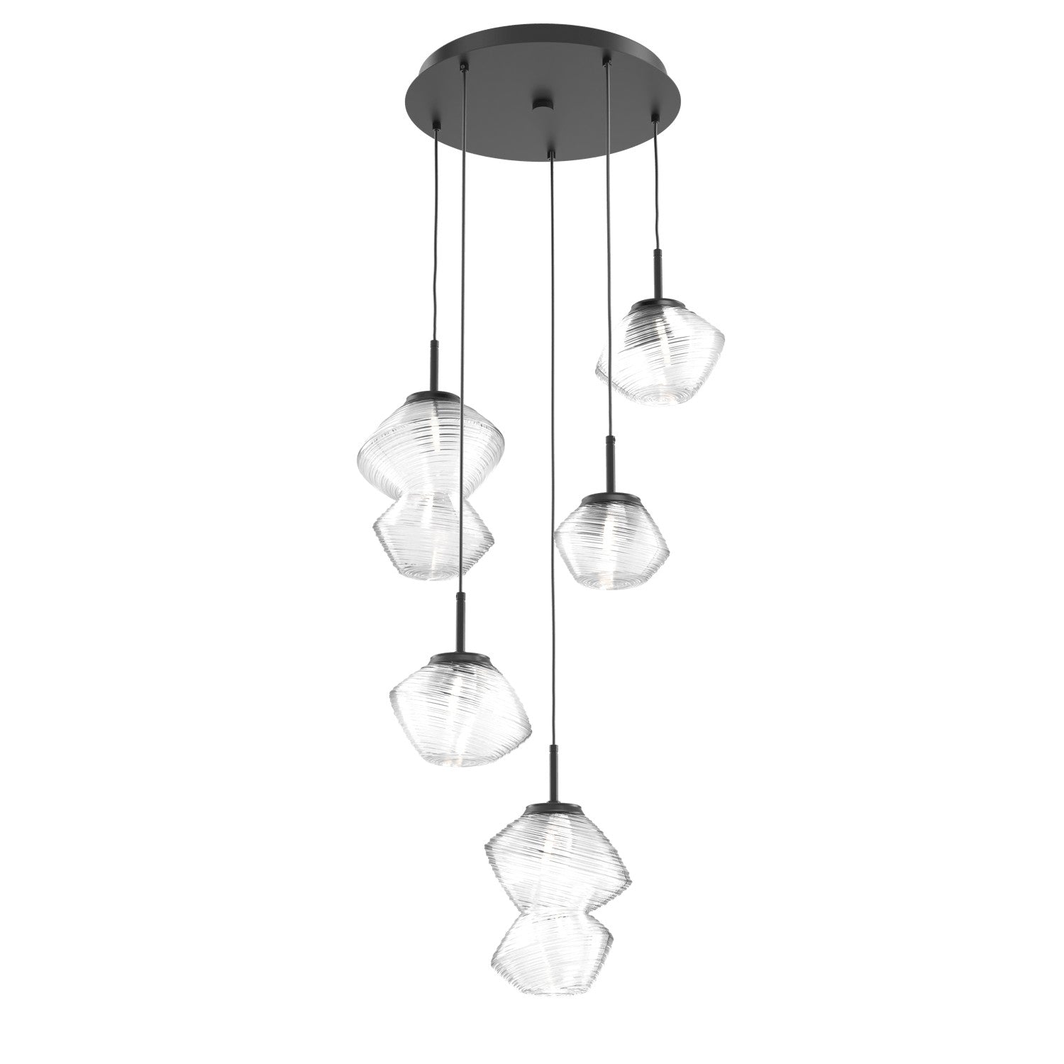 Hammerton Studio - CHB0089-05-MB-C-C01-L3 - LED Pendant - Mesa - Matte Black