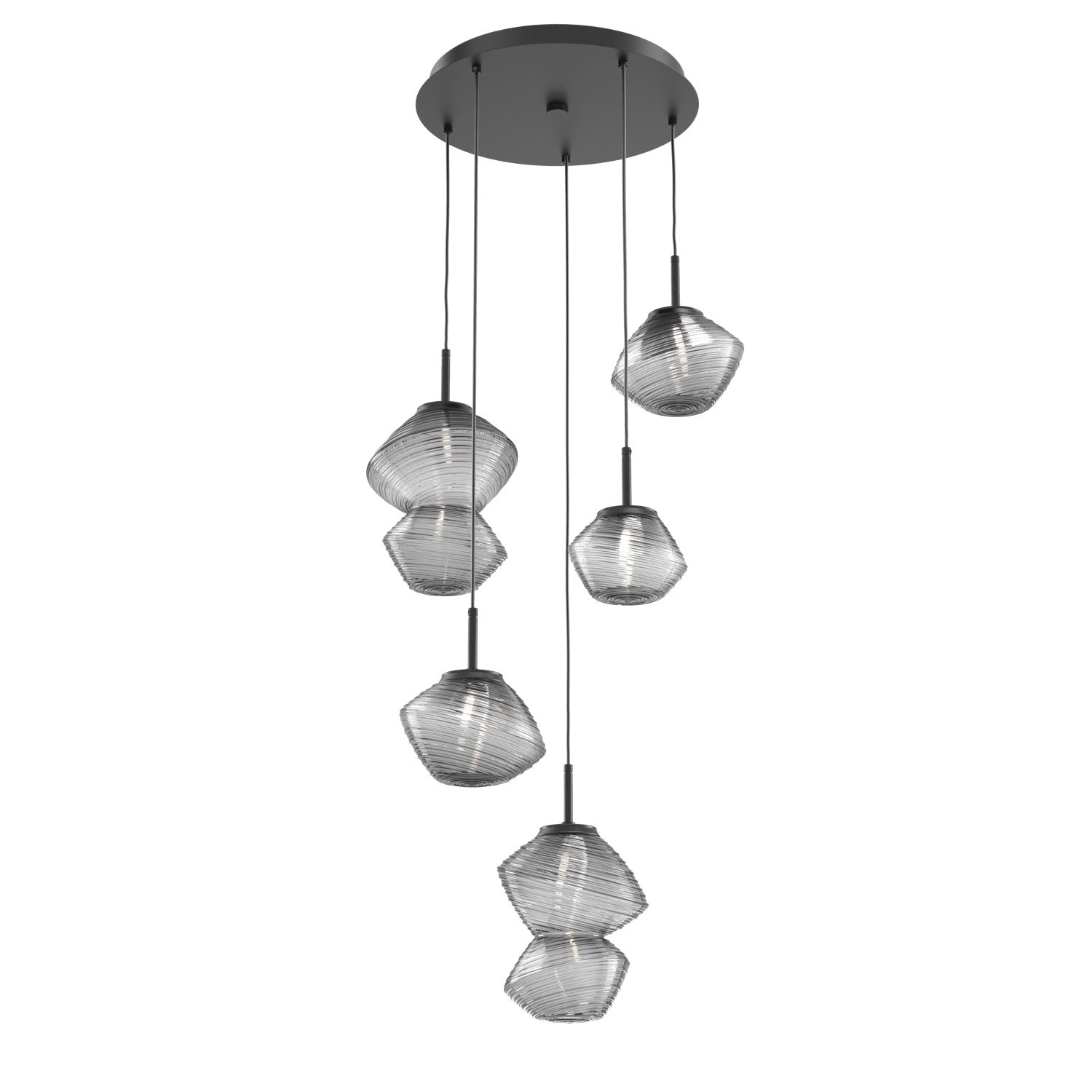 Hammerton Studio - CHB0089-05-MB-S-C01-L1 - LED Pendant - Mesa - Matte Black