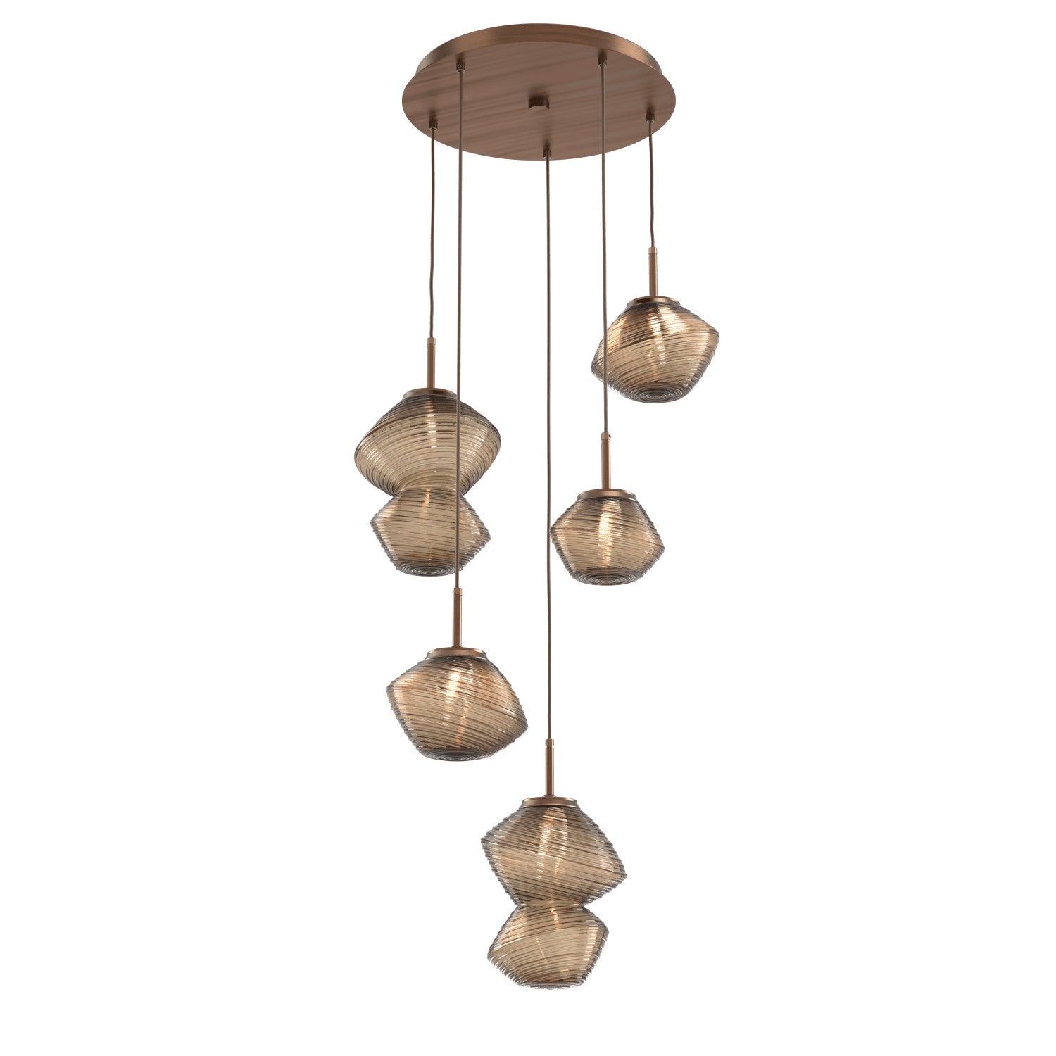 Hammerton Studio - CHB0089-05-RB-B-C01-L1 - LED Pendant - Mesa - Oil Rubbed Bronze