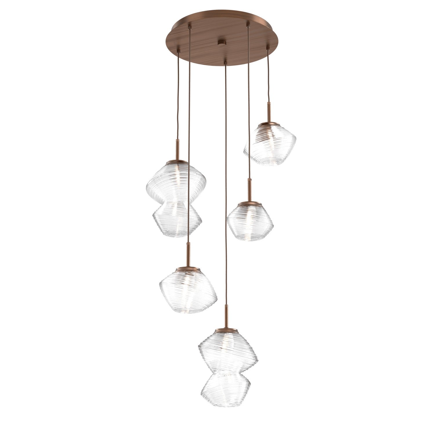 Hammerton Studio - CHB0089-05-RB-C-C01-L1 - LED Pendant - Mesa - Oil Rubbed Bronze