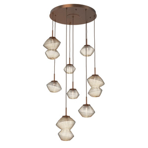 Hammerton Studio - CHB0089-08-BB-A-C01-L1 - LED Chandelier - Mesa - Burnished Bronze