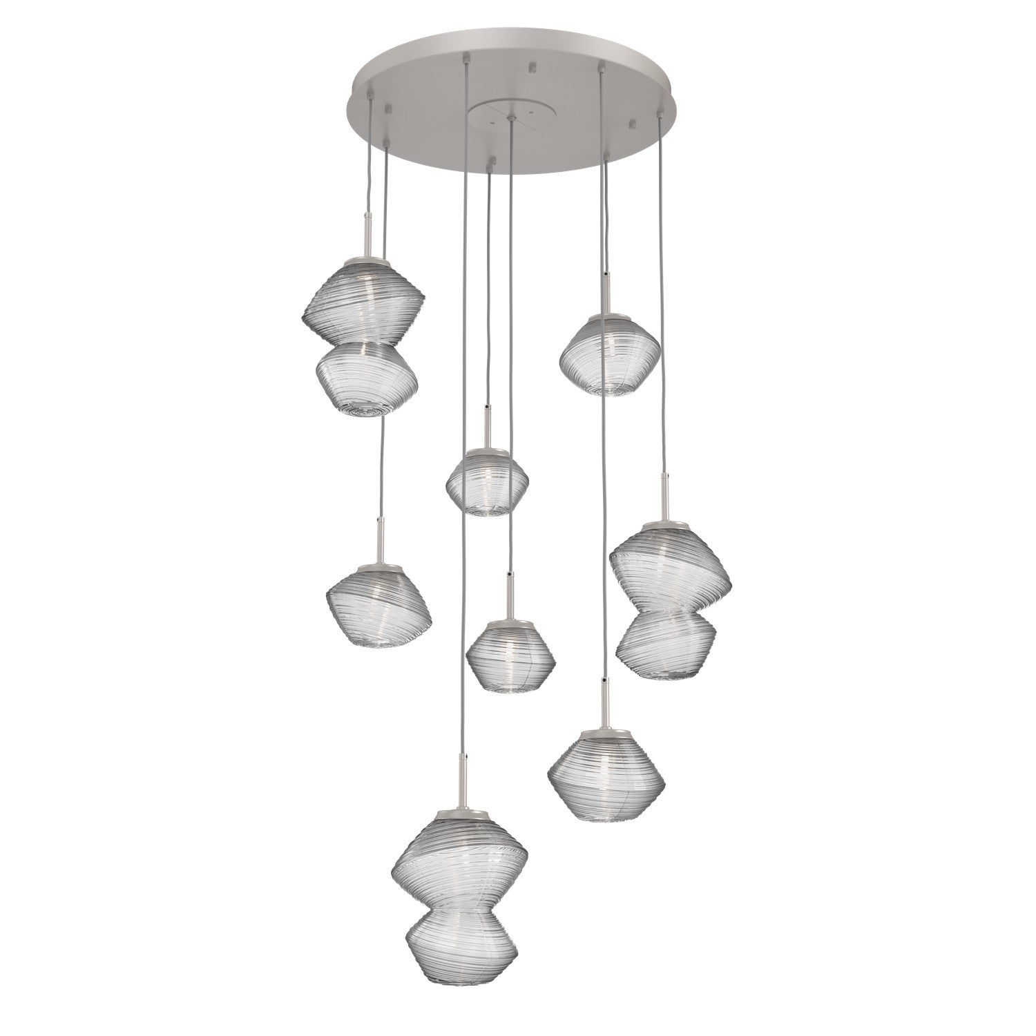 Hammerton Studio - CHB0089-08-BS-C-C01-L1 - LED Chandelier - Mesa - Beige Silver