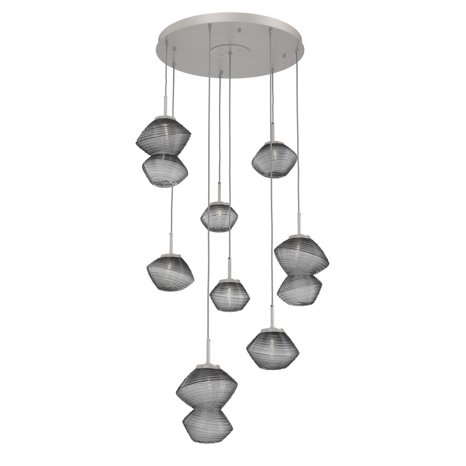 Hammerton Studio - CHB0089-08-BS-S-C01-L1 - LED Chandelier - Mesa - Beige Silver