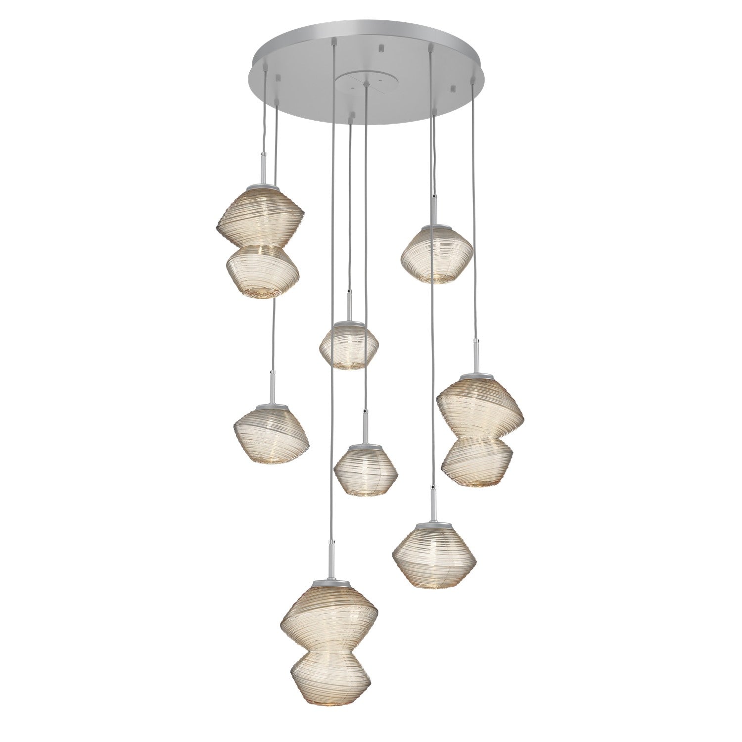 Hammerton Studio - CHB0089-08-CS-A-C01-L1 - LED Chandelier - Mesa - Classic Silver