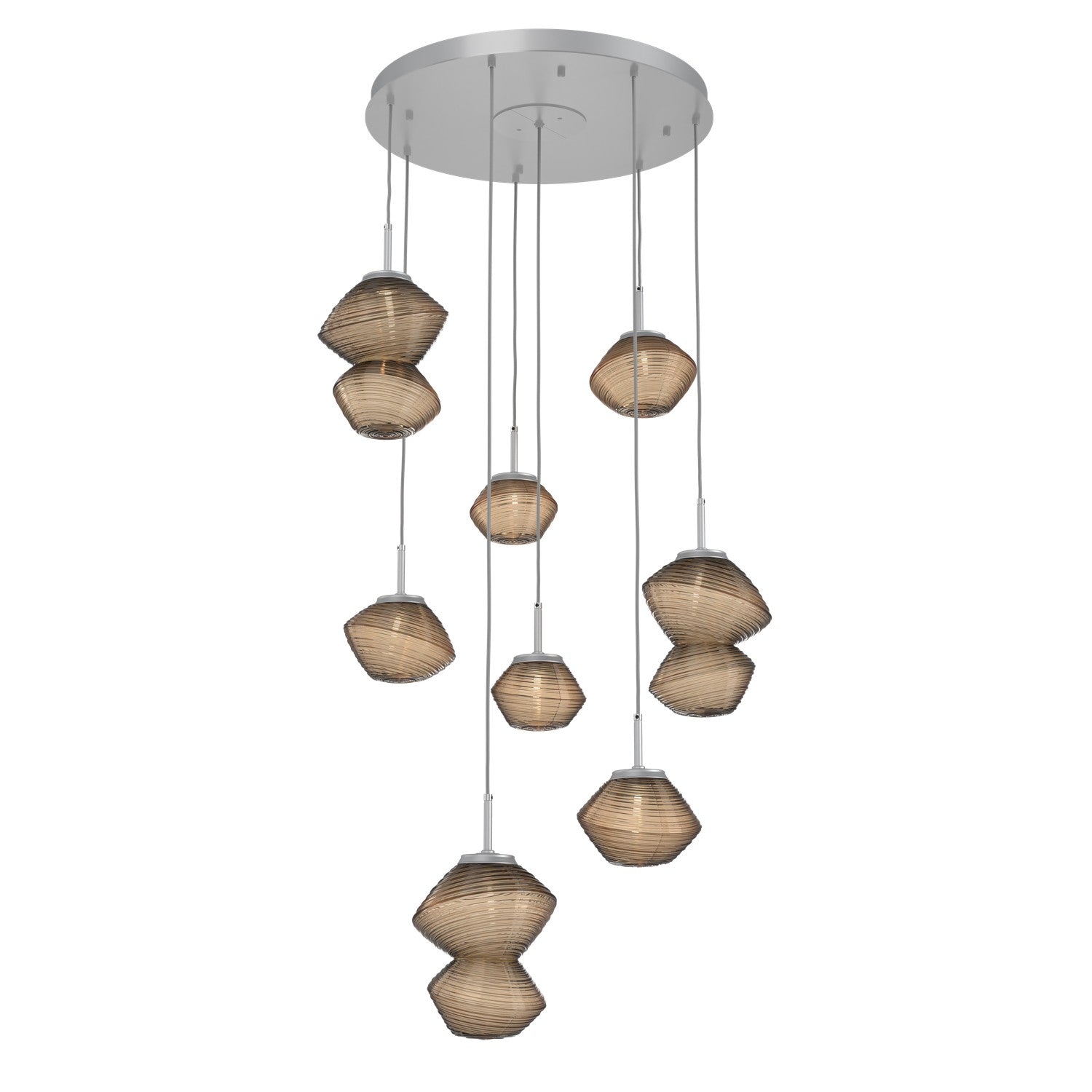 Hammerton Studio - CHB0089-08-CS-B-C01-L1 - LED Chandelier - Mesa - Classic Silver