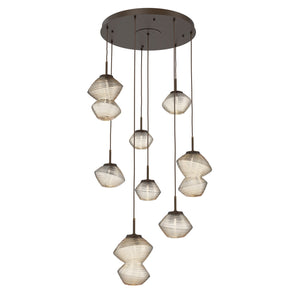 Hammerton Studio - CHB0089-08-FB-A-C01-L3 - LED Chandelier - Mesa - Flat Bronze