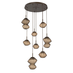 Hammerton Studio - CHB0089-08-FB-B-C01-L1 - LED Chandelier - Mesa - Flat Bronze