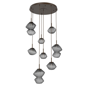 Hammerton Studio - CHB0089-08-FB-S-C01-L1 - LED Chandelier - Mesa - Flat Bronze