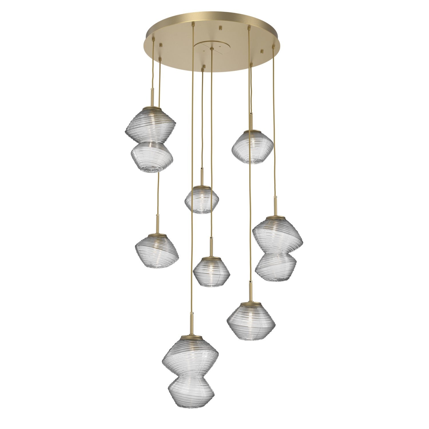 Hammerton Studio - CHB0089-08-GB-C-C01-L1 - LED Chandelier - Mesa - Gilded Brass