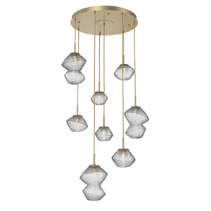 Hammerton Studio - CHB0089-08-GB-C-C01-L3 - LED Chandelier - Mesa - Gilded Brass