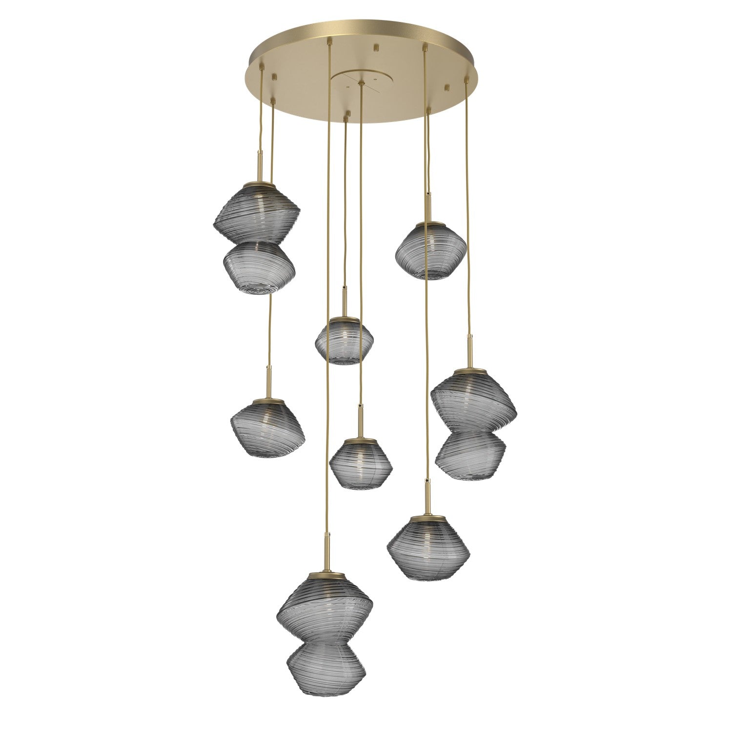 Hammerton Studio - CHB0089-08-GB-S-C01-L1 - LED Chandelier - Mesa - Gilded Brass