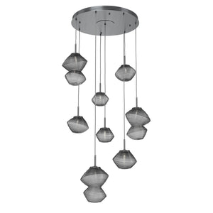 Hammerton Studio - CHB0089-08-GM-S-C01-L1 - LED Chandelier - Mesa - Gunmetal