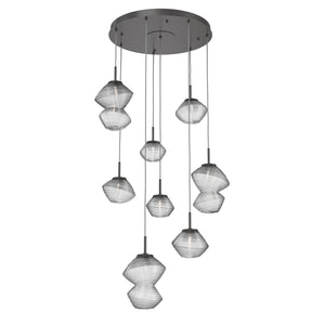 Hammerton Studio - CHB0089-08-GP-C-C01-L1 - LED Chandelier - Mesa - Graphite