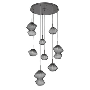 Hammerton Studio - CHB0089-08-GP-S-C01-L3 - LED Chandelier - Mesa - Graphite