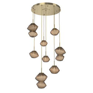 Hammerton Studio - CHB0089-08-HB-B-C01-L1 - LED Chandelier - Mesa - Heritage Brass