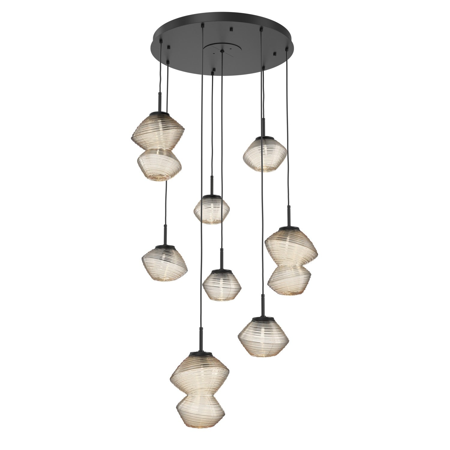 Hammerton Studio - CHB0089-08-MB-A-C01-L1 - LED Chandelier - Mesa - Matte Black