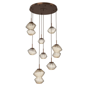 Hammerton Studio - CHB0089-08-RB-A-C01-L1 - LED Chandelier - Mesa - Oil Rubbed Bronze