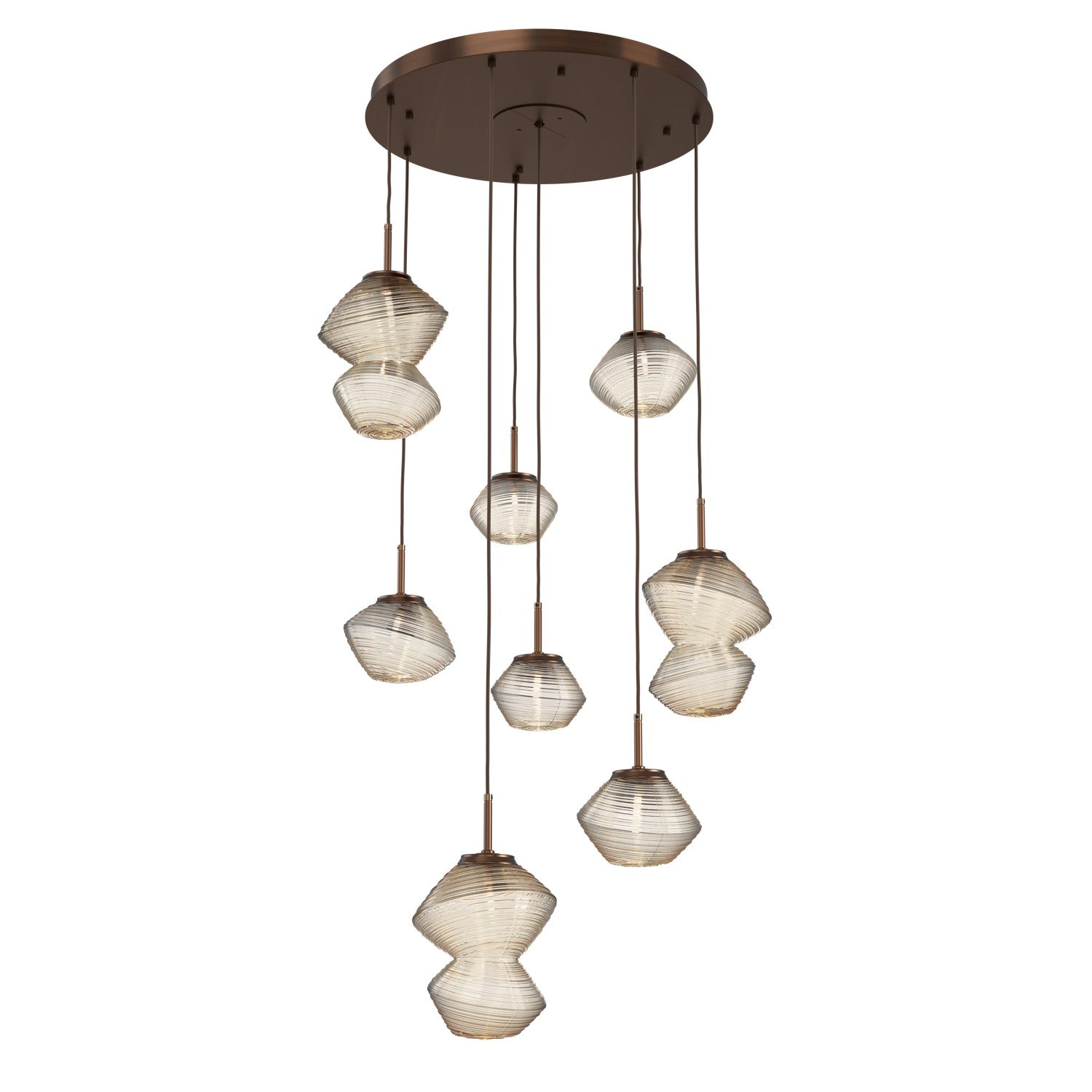 Hammerton Studio - CHB0089-08-RB-A-C01-L3 - LED Chandelier - Mesa - Oil Rubbed Bronze