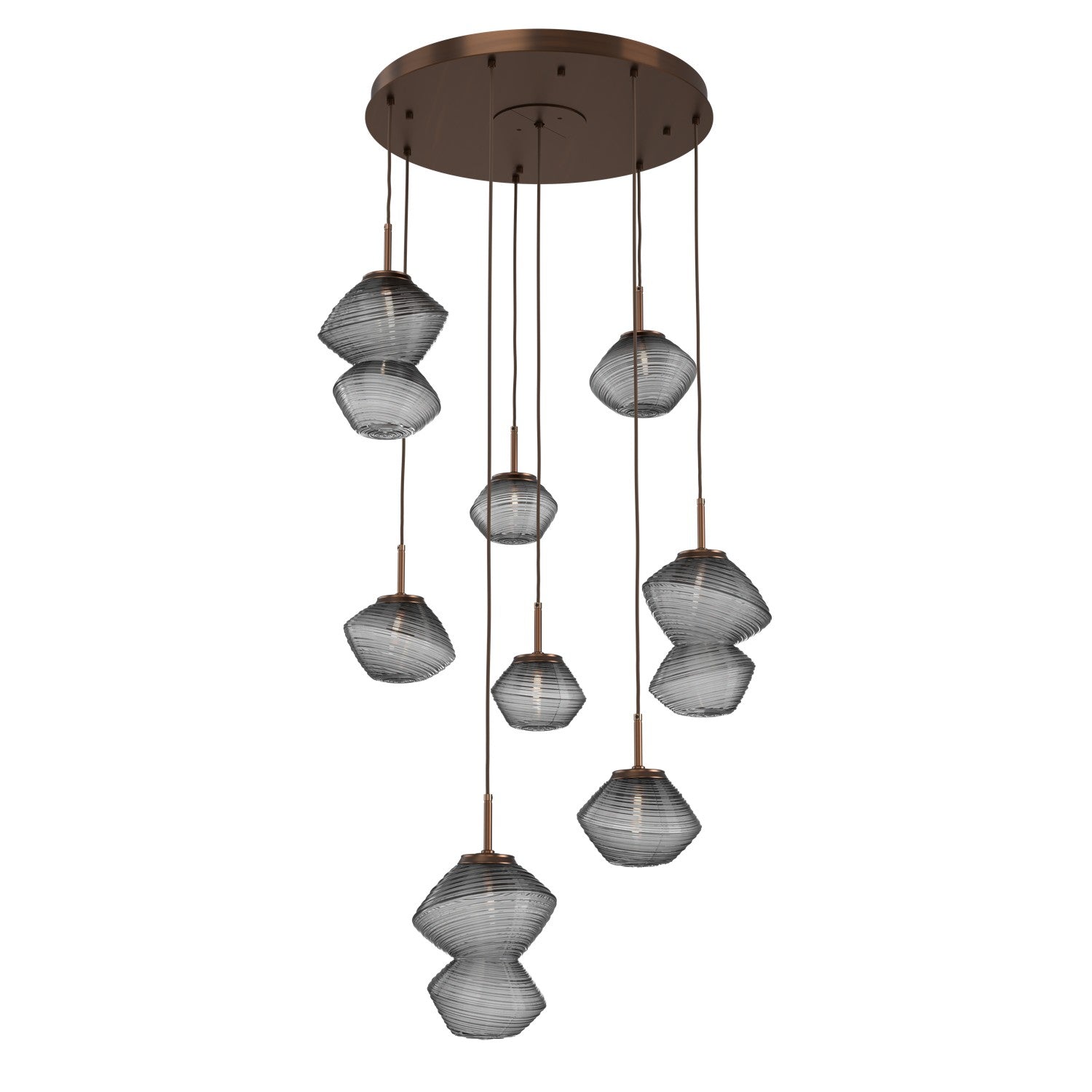 Hammerton Studio - CHB0089-08-RB-S-C01-L3 - LED Chandelier - Mesa - Oil Rubbed Bronze