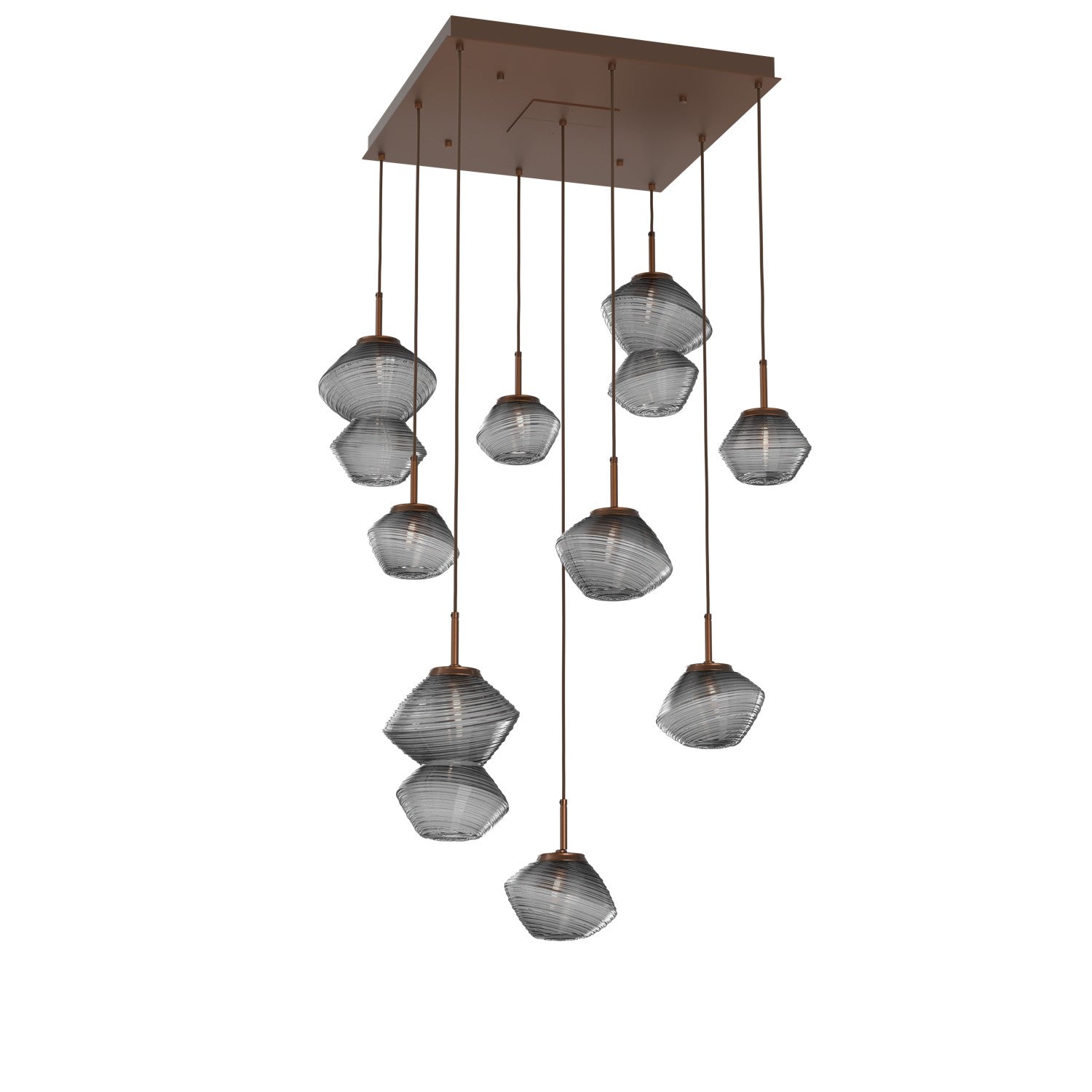 Hammerton Studio - CHB0089-09-BB-S-C01-L1 - LED Chandelier - Mesa - Burnished Bronze