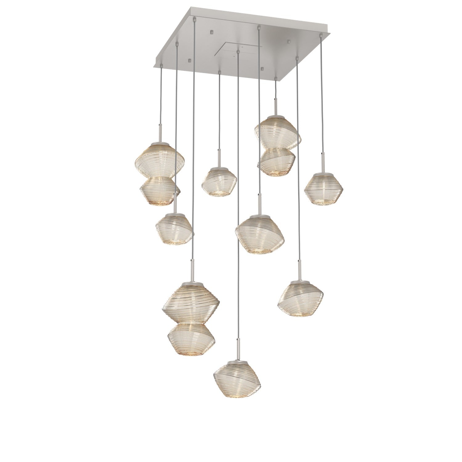 Hammerton Studio - CHB0089-09-BS-A-C01-L1 - LED Chandelier - Mesa - Beige Silver