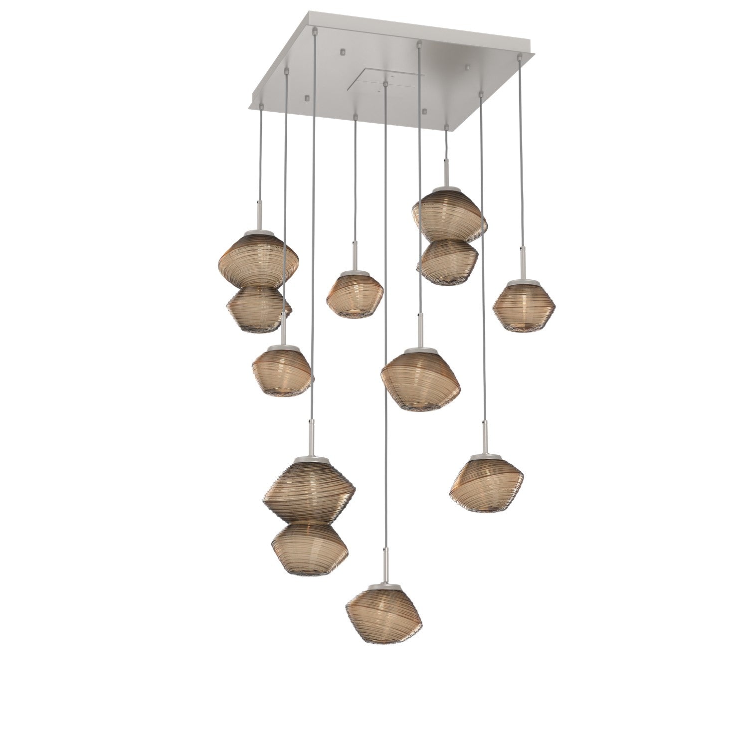 Hammerton Studio - CHB0089-09-BS-B-C01-L3 - LED Chandelier - Mesa - Beige Silver