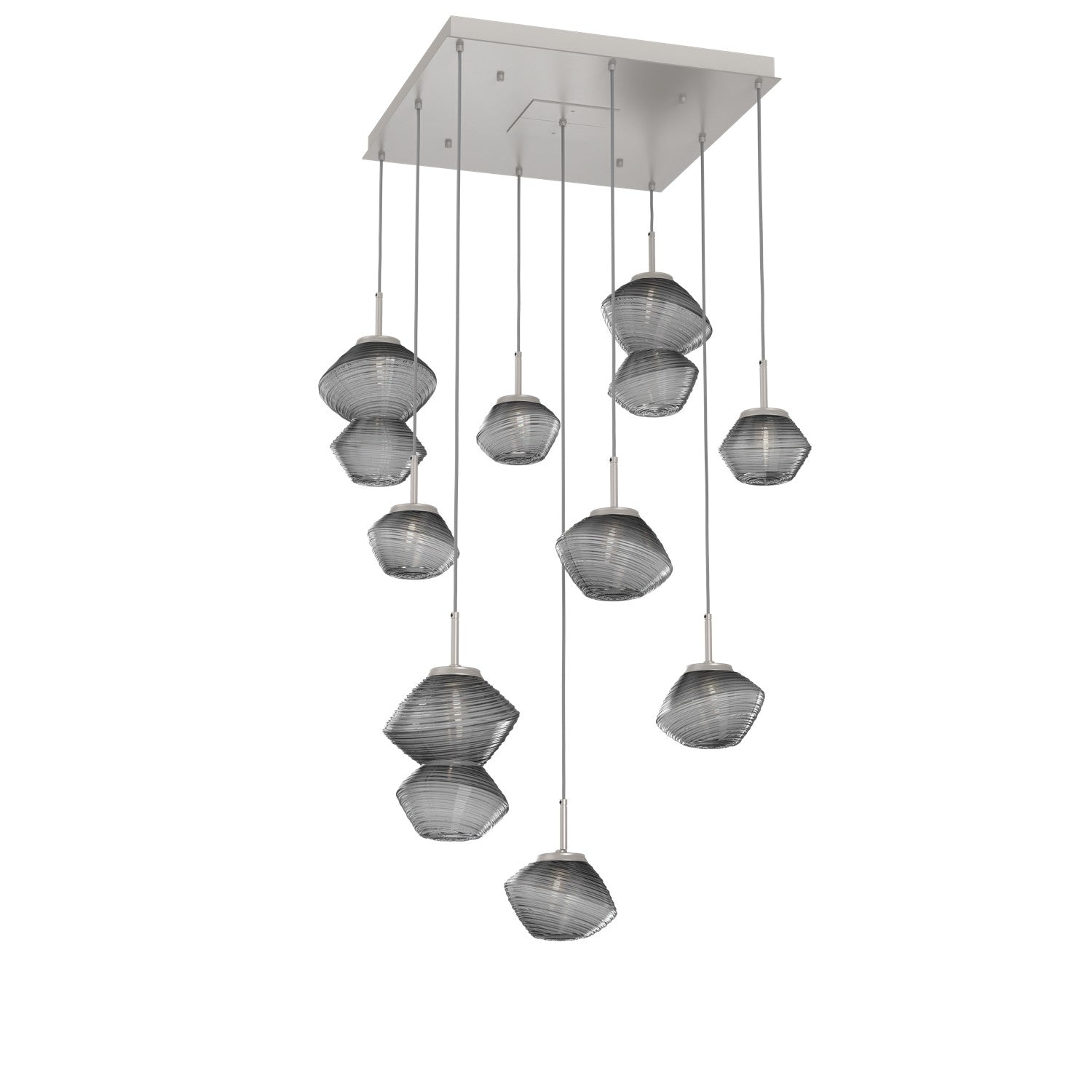 Hammerton Studio - CHB0089-09-BS-S-C01-L1 - LED Chandelier - Mesa - Beige Silver