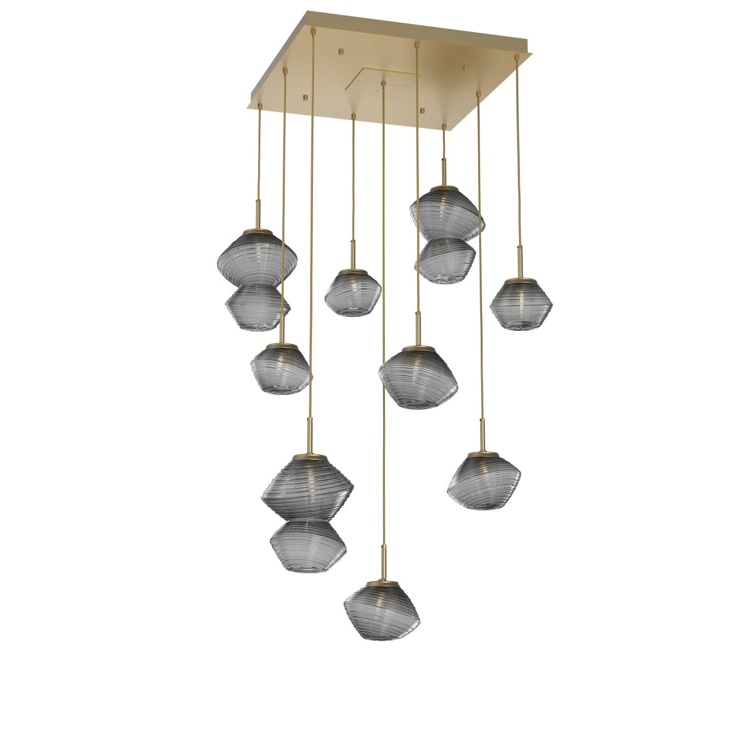 Hammerton Studio - CHB0089-09-GB-S-C01-L1 - LED Chandelier - Mesa - Gilded Brass