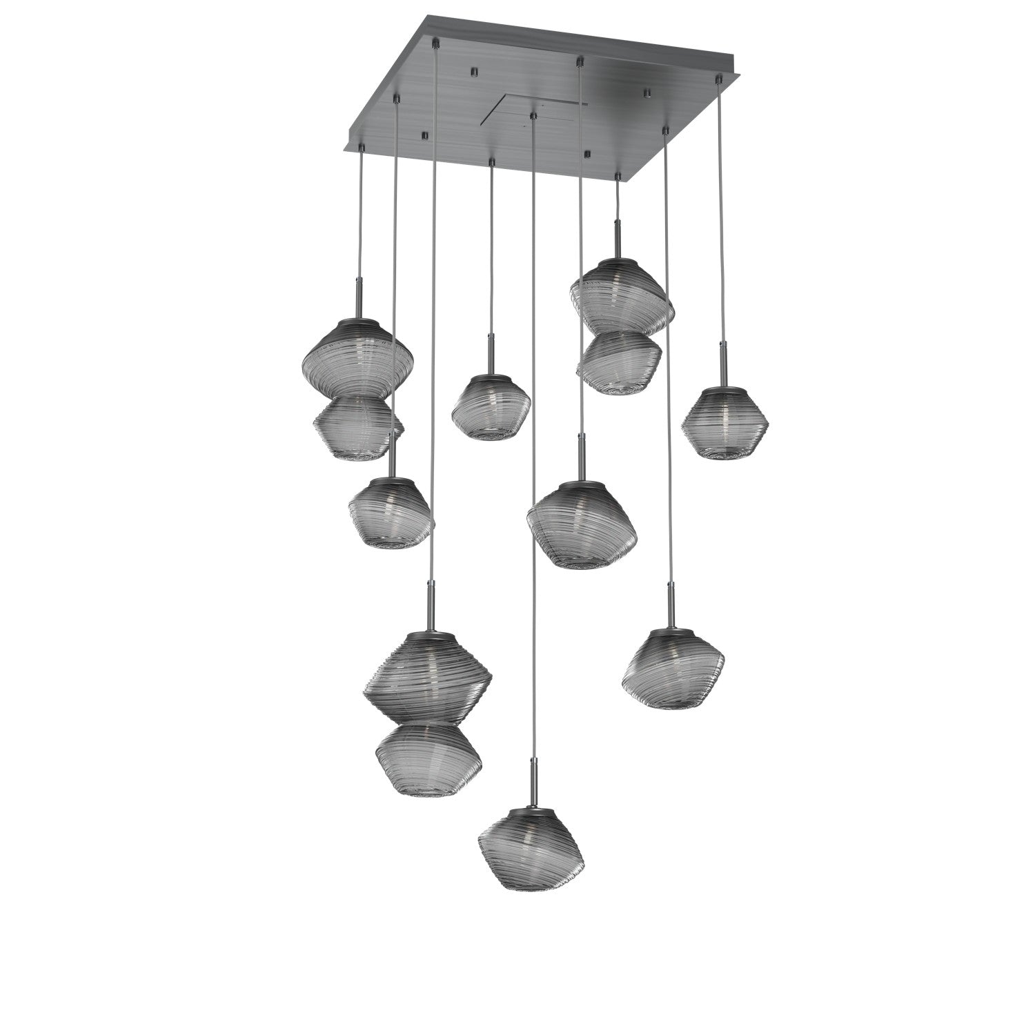 Hammerton Studio - CHB0089-09-GM-S-C01-L1 - LED Chandelier - Mesa - Gunmetal