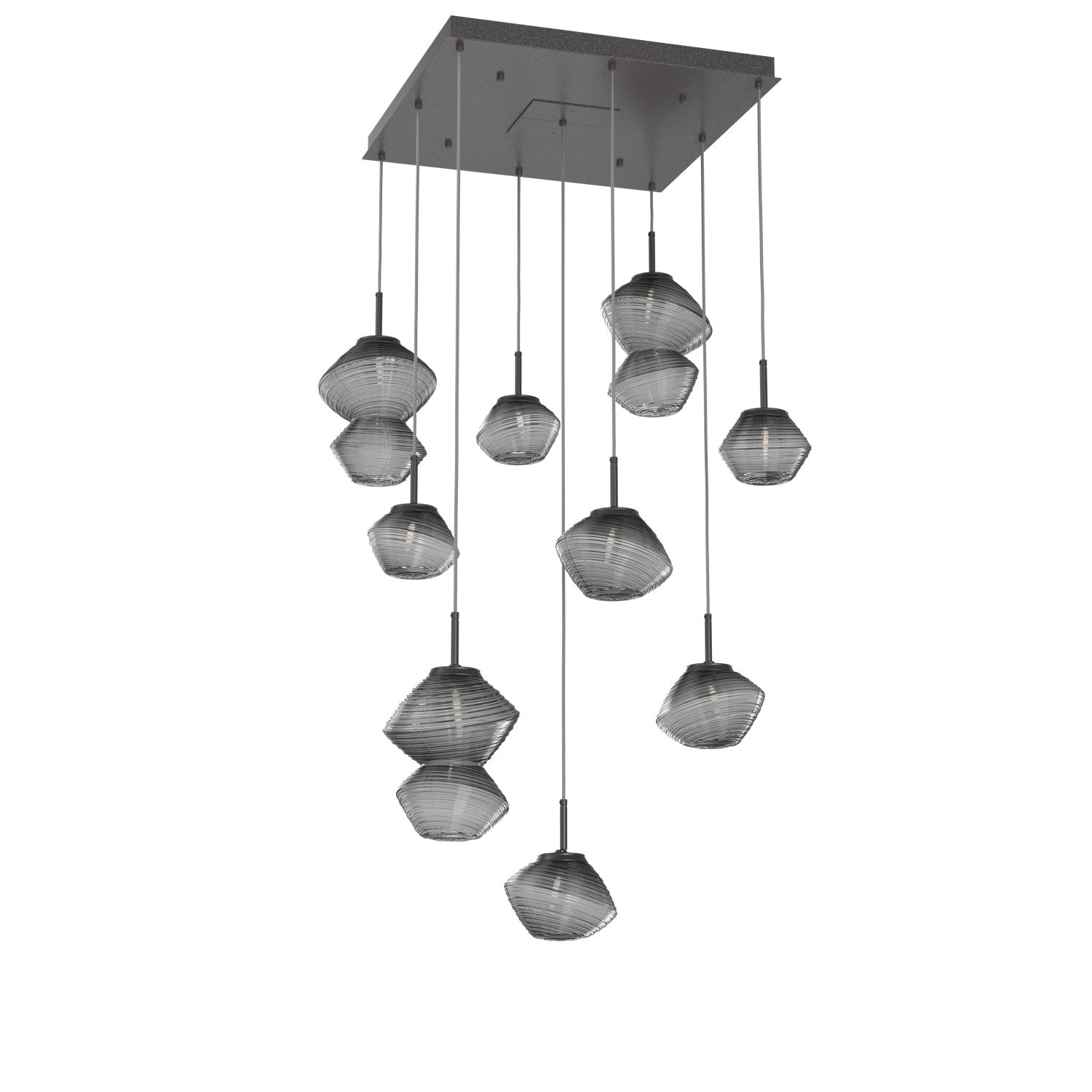 Hammerton Studio - CHB0089-09-GP-S-C01-L1 - LED Chandelier - Mesa - Graphite