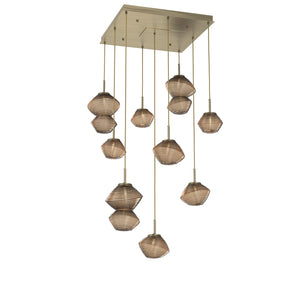 Hammerton Studio - CHB0089-09-HB-B-C01-L1 - LED Chandelier - Mesa - Heritage Brass