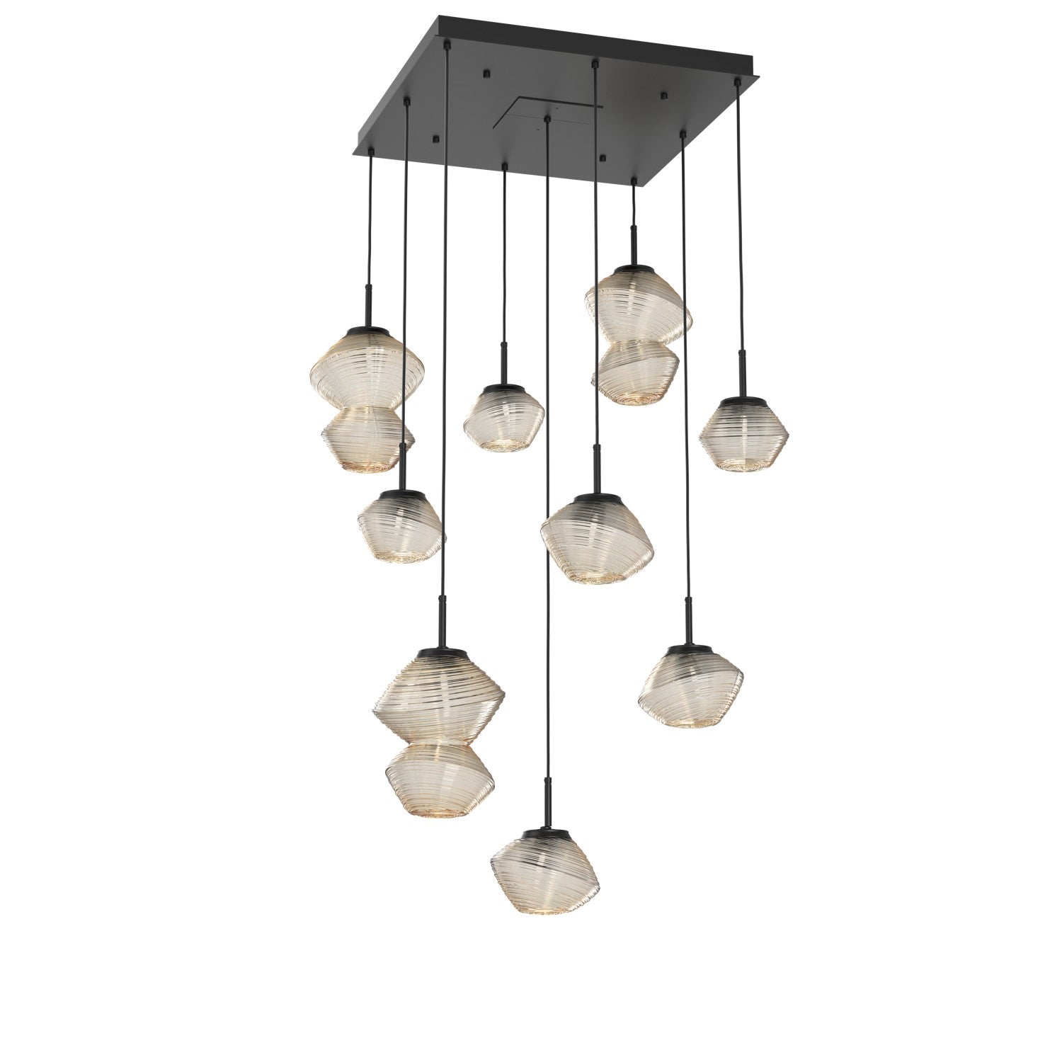 Hammerton Studio - CHB0089-09-MB-A-C01-L1 - LED Chandelier - Mesa - Matte Black