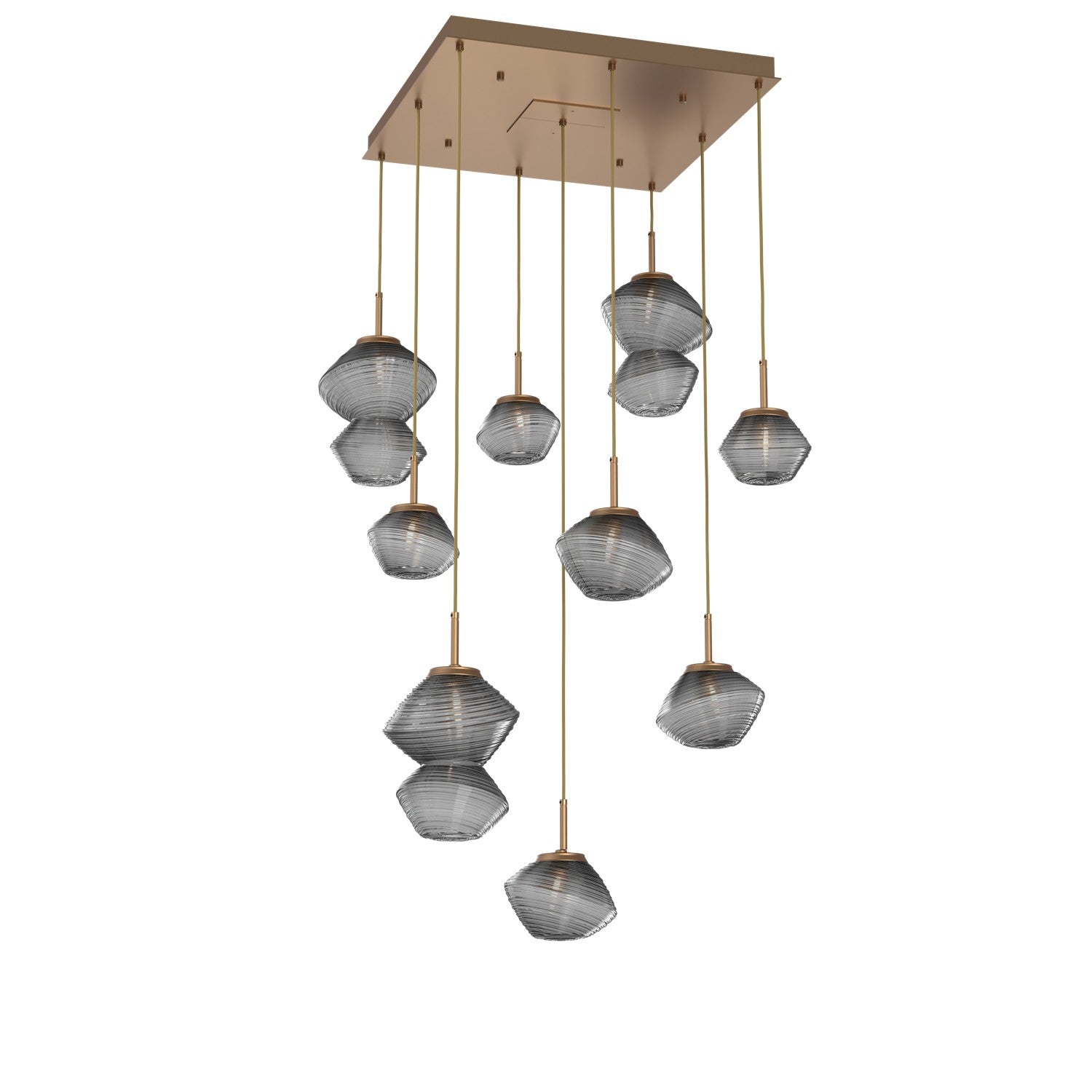 Hammerton Studio - CHB0089-09-NB-S-C01-L1 - LED Chandelier - Mesa - Novel Brass