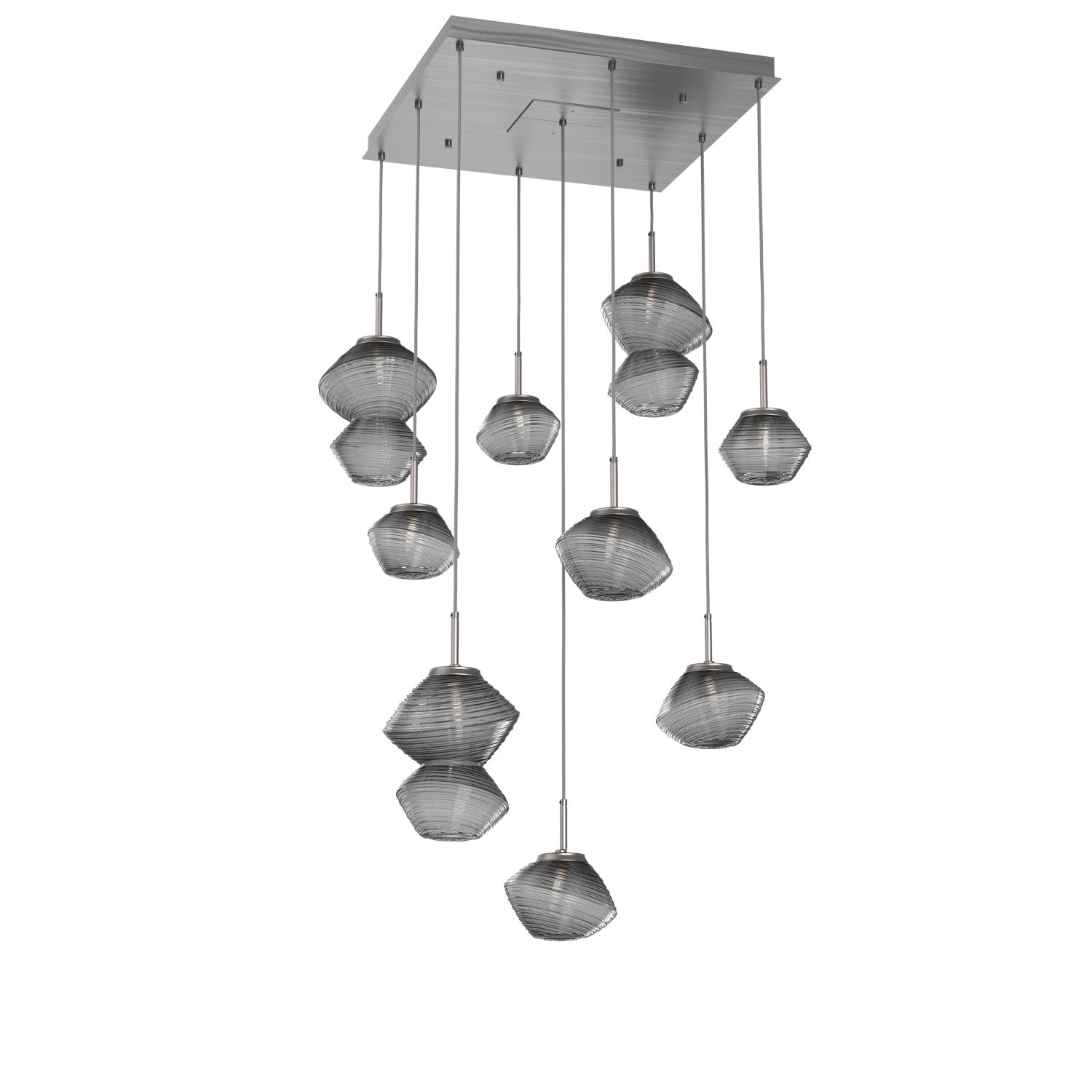 Hammerton Studio - CHB0089-09-SN-S-C01-L1 - LED Chandelier - Mesa - Satin Nickel