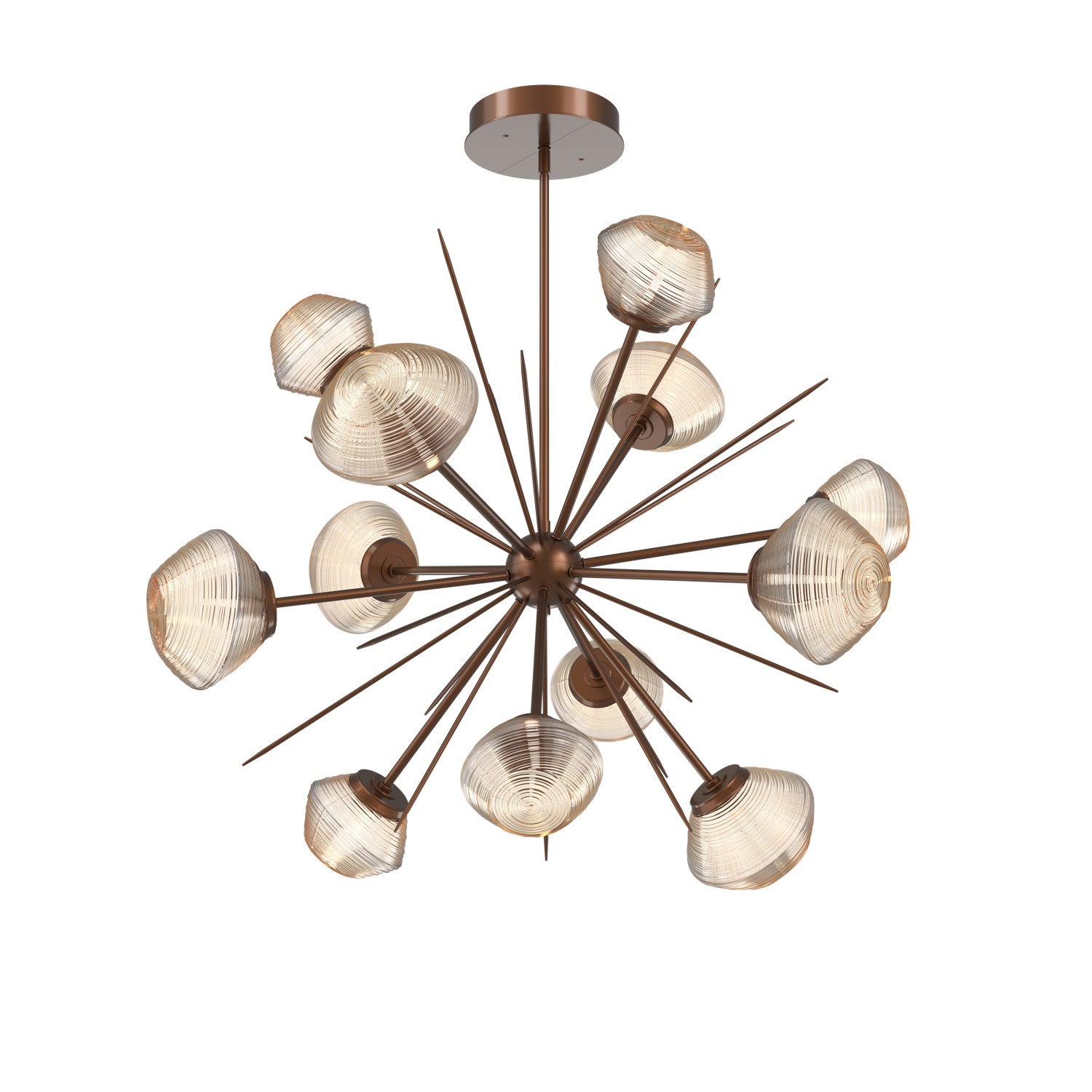 Hammerton Studio - CHB0089-0B-BB-A-001-L1 - LED Chandelier - Mesa - Burnished Bronze