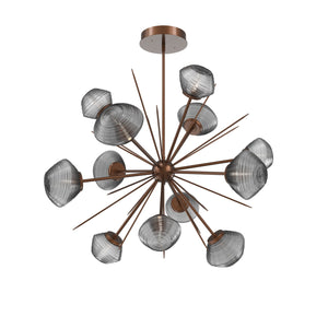 Hammerton Studio - CHB0089-0B-BB-S-001-L3 - LED Chandelier - Mesa - Burnished Bronze