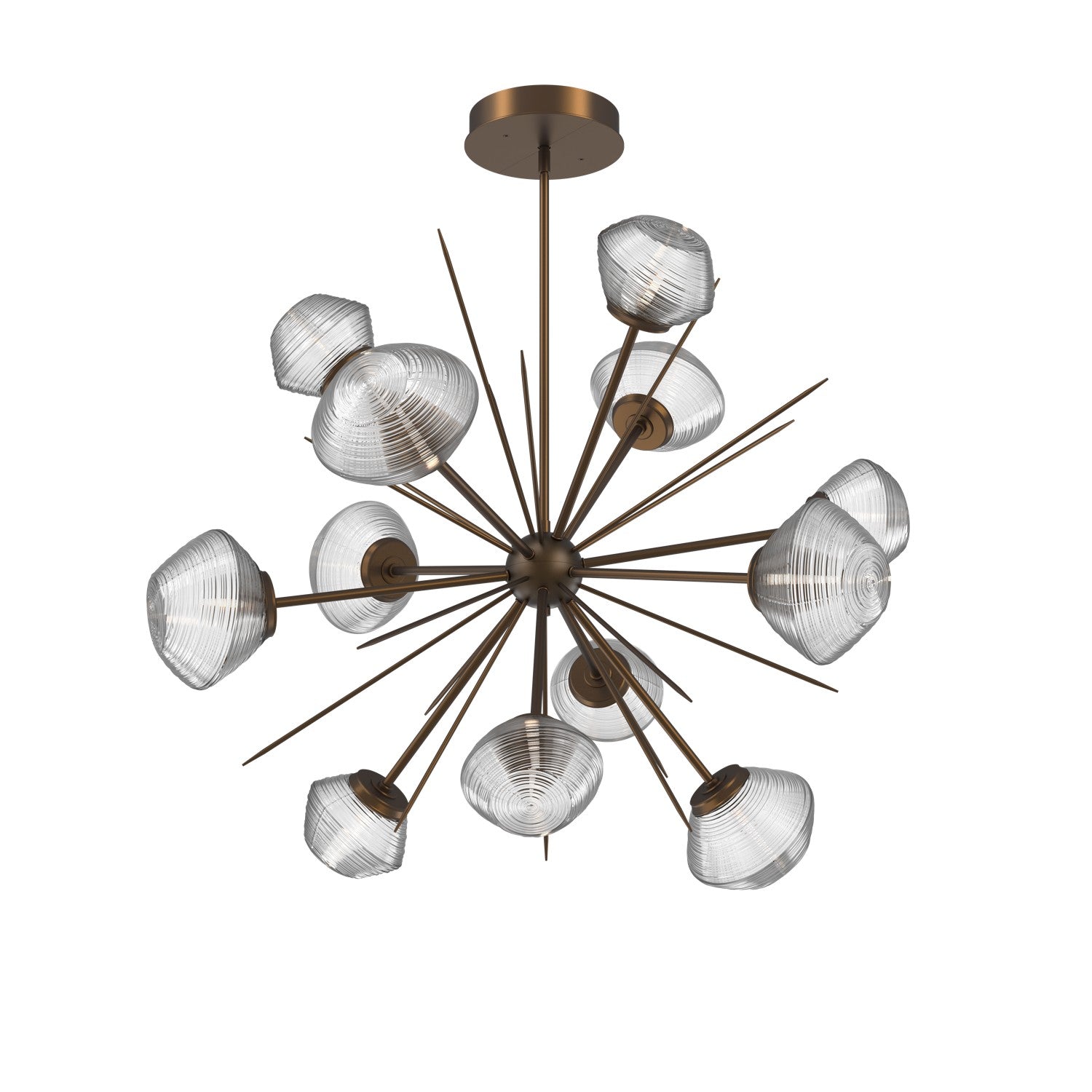 Hammerton Studio - CHB0089-0B-FB-C-001-L1 - LED Chandelier - Mesa - Flat Bronze