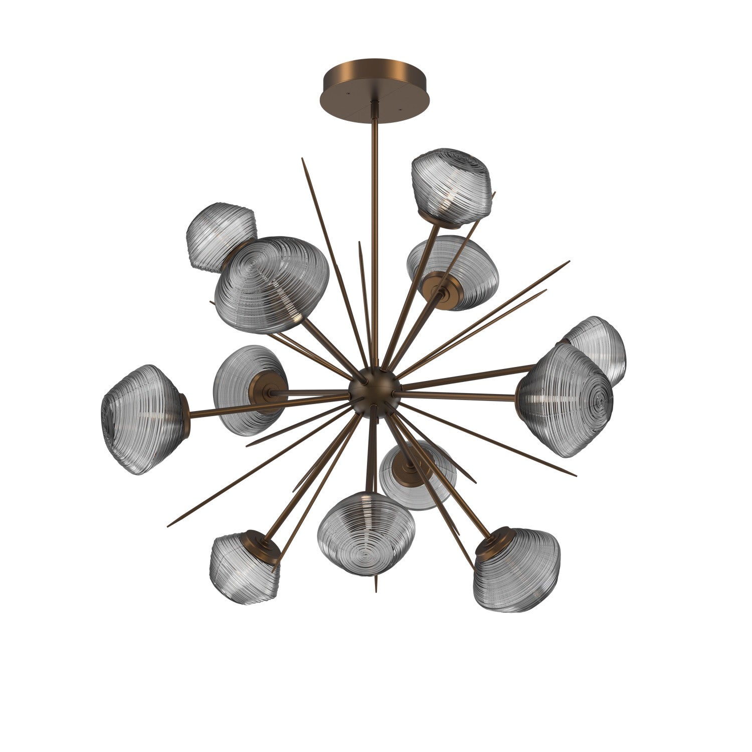 Hammerton Studio - CHB0089-0B-FB-S-001-L1 - LED Chandelier - Mesa - Flat Bronze