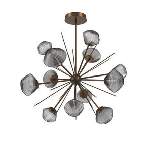 Hammerton Studio - CHB0089-0B-FB-S-001-L1 - LED Chandelier - Mesa - Flat Bronze