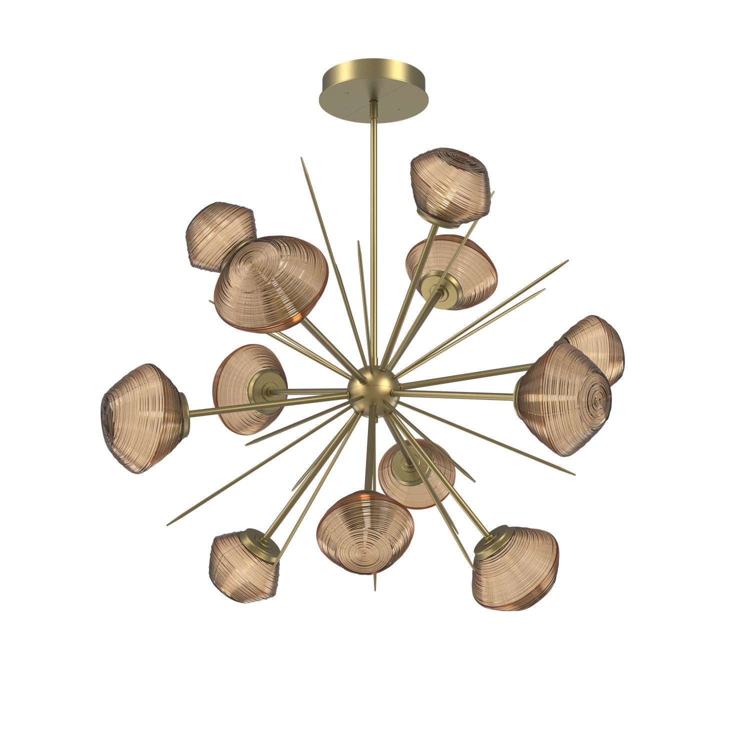 Hammerton Studio - CHB0089-0B-GB-B-001-L1 - LED Chandelier - Mesa - Gilded Brass